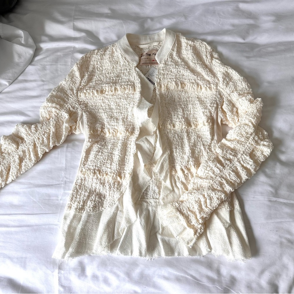 Free people ivory style cardigan